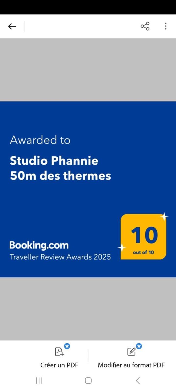 Studio Phannie Renove 50M Cures Amélie-les-Bains-Palalda Eksteriør billede